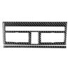 Adecuado para Audi Q7 07-15 fibra de carbono dos lados desempañado salida de aire pegatinas decorativas accesorios modificación interior coche