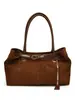 Bolso de Ante para Mujer de Gran Capacidad 2025 Nuevo Primavera y Verano Retro Hombro Axila Bolso Tote Casual para Ir al Trabajo