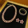 Collar Geométrico de Doble Fila con Chapado en Cobre Antiguo Occidental 18K Dorado Vintage con Strass y Ópalo en Polvo de Imitación