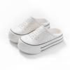 2025 Nueva Moda Zapatos de Agujeros para Uso Exterior Sandalias de Verano para Mujer Sensación de Pisada Suela Gruesa Aumentada Baotou Medio Transfronterizo