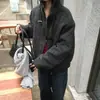 Lana sc 2026 estilo coreano otoño e invierno sentido de alta gama diseño de chaqueta abrigo sentido de diseño cuello alto abrigo corto de lana mujer