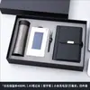Caderno A5 com Logo Personalizável, Capa Dupla para Escritório, Bolso Interno, Bloco de Notas, Copo Térmico, Conjunto de Guarda-chuva