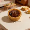 Mini Cesta de Pão Cubo de Açúcar Brinquedo Alimentar Decoração de Cena em Miniatura Padaria Acessórios DIY Chaveiro Grampo de Cabelo