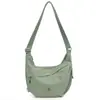 Bolso Cruzado para Mujer, Nuevo Estilo Coreano, Bolso de Hombro con Cremallera de Gran Capacidad, Bolso de Nylon tipo Bollo Versátil Casual para Estudiantes