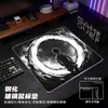 Alfombrilla de ratón de cristal micrograbado bidimensional para e-Sports, Alfombrilla de cristal resistente a las manchas de alta gama para juegos de anime y uso en oficina