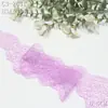 Tanglong tela de punto de urdimbre de nailon con ribete de pestañas colorido no elástico 6 cm accesorios de ropa material de ribete de encaje hecho a mano