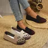 2026 Verano Nuevo Comercio Exterior Tallas Grandes Mujer Casual Cómodo Moderno Sencillo Estilo Étnico Zapatos de Salón Talla Única para Todos