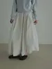 Falda Larga Casual Kaneko Estilo Japonés Primavera y Verano Simple Estilo Coreano de Cintura Alta Tridimensional Holgada Adelgazante para Mujer