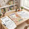 10 hojas/paquete de divertidos pósters para colorear de reconocimiento de escenas para niños, papel educativo de garabatos dibujado a mano