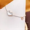Collar de Borlas de Calabaza Doble Kirin de Gama Alta para Mujer, Modelo Nuevo, Chapado en Oro de 18 Quilates, Colgante de Ágata Roja, Cadena para Clavícula, Venta al por Mayor
