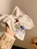 Scrunchie Estilo Coreano Zhao Lusi High-End Estético Ins Estilo Universitário Prendedor de Cabelo Estilo Doce Faixa de Cabelo Feminina