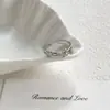 Anillo de Personalidad de Mariposa Hueca Estilo Dulce y Minimalista, Joyería de Anillo de Dedo Abierto Simple y Versátil Apilable Diseño de Nicho