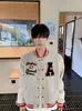 Chaqueta de Béisbol Retro Americana Resistente con Bloques de Color y Bordado de Letras para Hombre, Versátil Chaqueta de Pareja para Primavera y Otoño