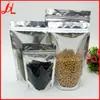 Bolsa de papel de aluminio spot de fábrica aluminizada Yin y Yang bolsa autosoportante con fuelle bolsa para té perfumado fruta seca bolsa de embalaje cereales integrales fruta seca bolsa autosellante
