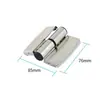 Accesorios para mamparas de acero inoxidable de baño público, bisagras de cierre automático para puertas de baños, juego de puertas plegables engrosadas para lavabos