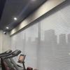 Cortina Shangri-La Cortinas Tricapa Color Sólido Cortina de Sombreado Hogar Sala de Estar Dormitorio Atenuación Estor Enrollable Eléctrico Cortina de Gasa Suave