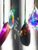 Colgante Aéreo de Luz y Sombra de Gota de Agua Multicolor Ligeramente Defectuoso Atrapasol Colgante Colgante de Prisma Arcoíris Habitación de Niños