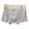 Ropa interior nueva para hombre del fabricante, calzoncillos bóxer de algodón puro para niño, de cintura media, transpirables, cómodos, antibacterianos, bóxers para jóvenes