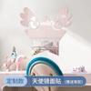 Espejo de maquillaje acrílico con forma de nube y animal lindo, para dormitorio de estudiante, autoadhesivo de pared, de escritorio, irregular