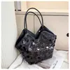 Bolsa de Lantejoulas Popular de Grande Capacidade 2026 Nova Elegante Versátil Bolsa de Mão Moda para Ombro/Axila para Mulheres