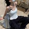 Maiô das mulheres emagrecimento peito pequeno sexy biquíni de uma peça Coreia do Sul ins estilo arco pequeno fresco bonito verão