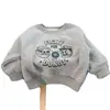 Ropa Infantil 2025 Sudadera para Niños Primavera y Otoño Nuevo Estilo Top de Manga Larga para Niños Estampado de Dibujos Animados para Niños Mayores Estilo Coreano Moderno y Elegante