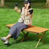 Suporte Atacadista para Fabricantes de Personalização de Mesas Dobráveis para Exterior, Mesas Dobráveis Portáteis para Camping Montadas em Carro e Mesas Tipo Rolo de Ovo