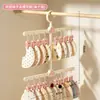Secador de Roupas de Nuvem de Camada Dupla Artigo para Secar Babadores de Bebê Meias Roupa Íntima Sem Fluorescência Cabide de Roupas Multifuncional com Múltiplos Clipes
