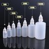 Venta al por mayor, botella de gotas para los ojos de 15 ml, botella de plástico PE, botella de pigmento, botella de tinta, botella pequeña de gotas, botella vacía de aceite esencial.