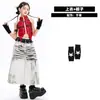 Disfraces de Jazz para Niñas Conjunto de Pantalones de Longitud Media con Degradado Moderno y Elegante para Actuaciones Escénicas Infantiles