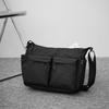 Bolsa de Ombro/Axila Esportiva Casual Versátil Tecido de Nylon Impermeável Bolsa Cruzada de Grande Capacidade Simples Bolsa Tote