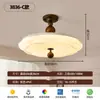 Lámpara de Techo Floral Vintage Estilo Francés, Estilo Crema Mediados de Siglo, Lámpara de Techo de Espectro Completo para Protección Ocular para Sala de Estar, Estudio y Dormitorio Principal