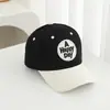 2026 Nueva Gorra de Béisbol de Bloques de Color Versátil de Moda para Niños y Niñas, Gorra Elegante con Visera para Salidas