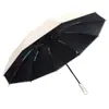 Paraguas Grande Totalmente Automático para Hombre con Hebilla de Anillo, Paraguas para Sol y Lluvia, Paraguas de Protección Solar para Mujer, Paraguas Plegable para el Sol, Paraguas Publicitario Personalizado