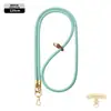 Cordón de alta gama original para teléfono móvil de 8 MM resistente para colgar en el cuello ajustable para exteriores anti-pérdida cuerda trenzada para muñeca dorada