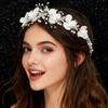 Nuevas Diademas de Flores de Seda Europeas y Americanas, Accesorios de Boda para Novias, Diademas de Novia, Accesorios para el Cabello, Accesorios de Novia