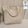 Bolso de lona pintado a mano para niños, copia de graffiti, bolso de hombro, simple, casual, moda, bolsa de compras tote en stock