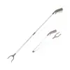 Recogedor de basura, Pinza para basura de trabajador de saneamiento, Pinzas largas para recoger basura, Pinza de mango largo, Pinza plegable de mango largo