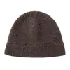 Gorro de Cachemira para Mujer 100% Cachemira Pura Otoño Invierno Nuevo Protección para Orejas Cálido Tejido Moda Casual Pañuelo para la Cabeza
