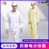 Rayas Veraniegas Personalizadas Ropa Electrostática Digitales Fábrica Abrigo Dividido Abrigo Electrostático Abrigo de Trabajo Cuello Alto con Botones