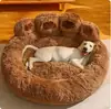 Cama Sofá Pet Formato de Pata de Urso, Cama para Gatos, Cama para Cachorros, Tapete de Dormir para Gatos, Almofada para Pets, Cama para Cachorros Bichon Frisé, para Interior, Removível e Lavável