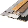 Rodapié de Fibra de Madera de Bambú y Madera Plástica, Exclusivamente para Exportación, Rodapié de Piso de PVC, Moldura de Esquina de Pared, Fabricado a Medida de Fábrica Según Muestra