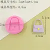 Molde de Silicona para Bolso de Mujer Molde Hecho a Mano de Grado Alimenticio Molde DIY para Fondant Chocolate Arcilla Molde para Cocina y Hogar