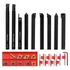 Conjunto de Ferramentas de Torneamento de 9 Peças 10mm
