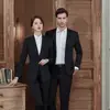 Traje de Empresa con Temperamento de Negocios Uniforme de Unidad Gubernamental Empresa Traje para Hombre y Mujer Uniforme Traje de Empresa Central Bordado