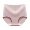 Ropa interior de algodón puro para mujer con Paclitaxel, Antibacteriana, Cómoda, Transpirable, Tallas Grandes, Cintura Media-Alta, Bragas Simples para Mujer, Control de Abdomen de Cintura Alta