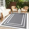 Alfombrillas de Polipropileno para Exteriores al por Mayor del Fabricante con Formas Geométricas Clásicas, Impermeables, de Secado Rápido, Fáciles de Limpiar y Plegables