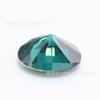 Moissanita forma de huevo verde oscuro piedra desnuda transfronterizo caliente 0.5-3 quilates superficie ovalada anillo fábrica de Wuzhou venta al por mayor