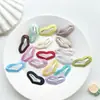 Clip de Pinza para el Cabello de Bebé de Tela de Seda Imitación con Forma de Corazón de Melocotón de 3 cm Accesorios para Ropa Infantil Tocados Pinza para el Cabello de Mascota Anti-Rayaduras