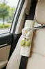 Almohadilla para cinturón de seguridad de coche con diseño de girasol, linda decoración interior, anti-rozaduras en el cuello, anti-rayaduras en la ropa, adecuada para todas las estaciones